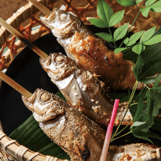 ハタハタ三種の味比べ