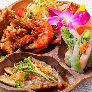 A&P with terrace 料理