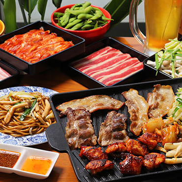 横浜モアーズ 食べ放題BBQビアガーデン 料理