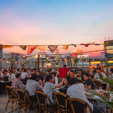 肉食べ放題 BBQビアガーデン アトレ川崎店 雰囲気