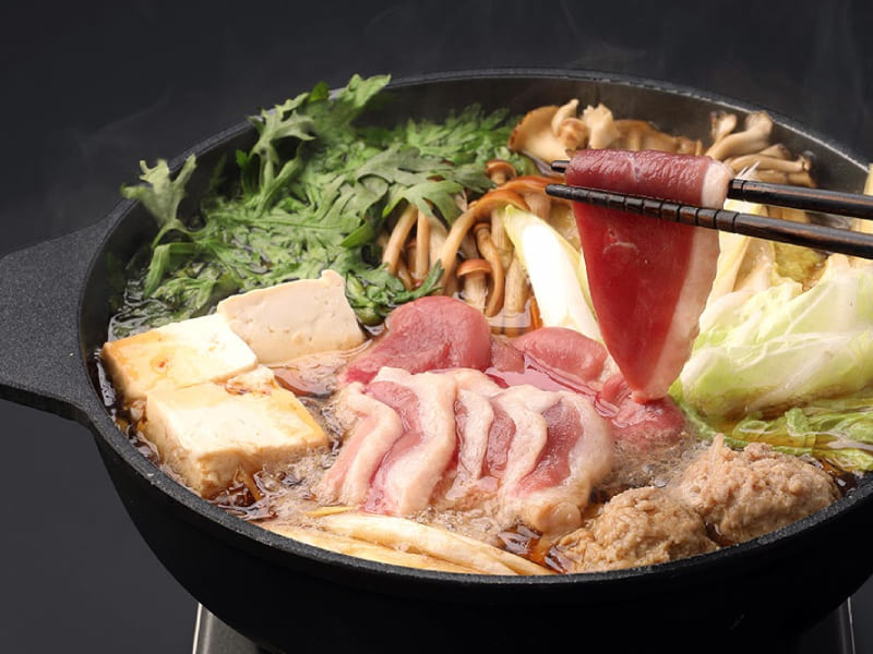 蕎麦屋の鴨すき鍋