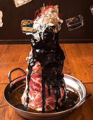 肉肉肉×29盛り黒ゴマ鍋